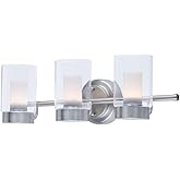 Maxim Lighting 30263CLFTSN Mod-3 Light Bath Vanity-22 Inches Wide by 6.75 inches high