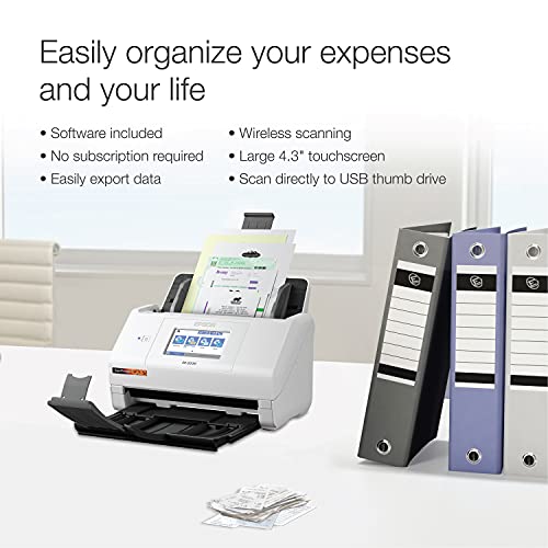 Epson RapidReceipt RR600W Wireless Desktop Color Duplex Receipt and