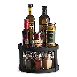 2 Pack Non Skid Lazy Susan Turntable Cabinet