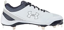 Under Armour Women's Glyde ST Softball Shoe, White