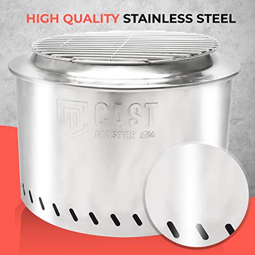 Cast Master Bon 2000 Dual Purpose Bonfire Pit - Smokeless Fire Pit