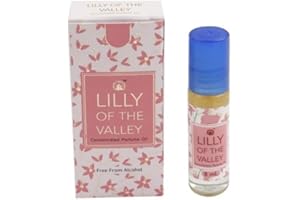 Natural Lily Of Valley Concentrated Perfume Oil Attar For long Lasting With Easy Apply Rollon For Men And Women - 8 ML