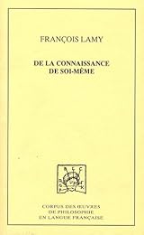 De la connaissance de soi même