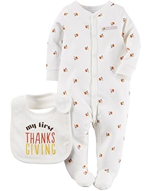 Unisex Baby 2 Pack Holiday Bodysuits (Baby)