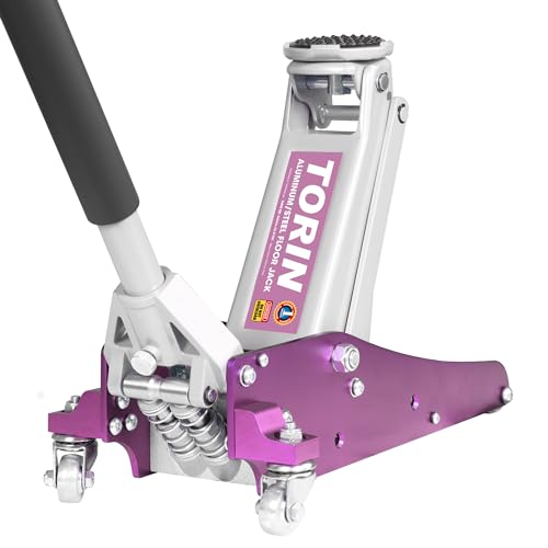 Torin AT815016LP-1 Aluminum and Steel Racing Floor Jack: Quick 6-Pump Lift to 14-1/8