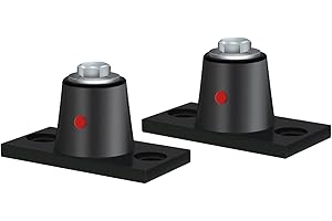 ATTISSTORE Floor Mount Vibration Isolator, 100% Neoprene, Capacity Range: 125 to 250 lb.