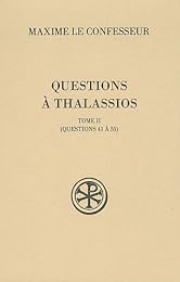 Questions à Thalassios