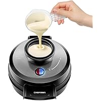 Chefman RJ04-4RV Volcano Waffle Maker