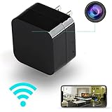 TOP DEGOLLE - Hidden Camera - HD 1080P - Motion Detection - WiFi Remote View - Usb Charging Phones - Alarm Message -(Support 128GB Micro SD Card) - Home Mini Security – Nanny Cam - Spy Camera