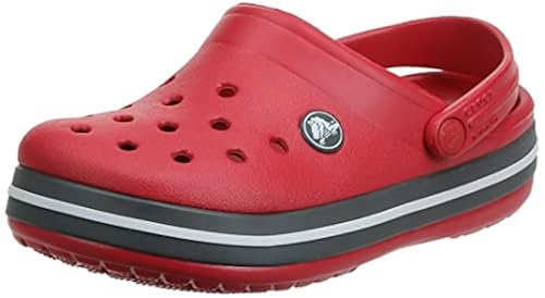 Crocs Kids' Crocband Clog, Red, 4-5 M US Toddler in Saudi Arabia