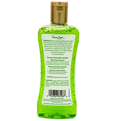 Panama Jack Green Ice Gel Aloe Vera After Sun Formula Contains No