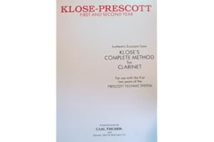 CARL FISCHER Klose-Prescott First and Second Year (Clarinet) (SHEET MUSIC)