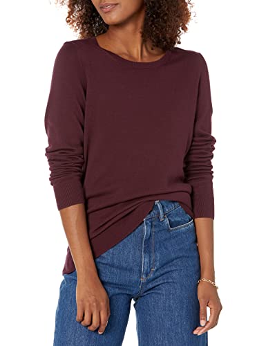 Amazon Essentials Women's Long-Sleeve Lightweight Crewneck Sweater, Flattering…