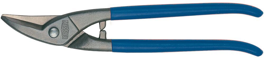 Bessey D207-250L Left Cutting Punch Snips, Blue/Grey