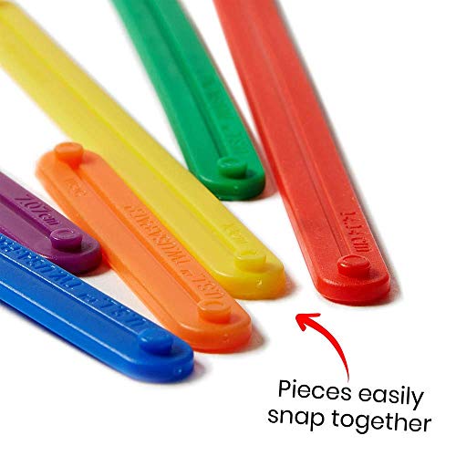 hand2mind AngLegs Classroom Kit with Protractors, Explore Angles, Shapes, and Geometry, Triangle