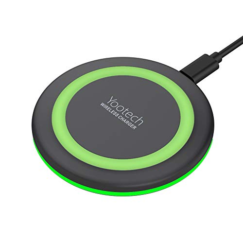 Yootech Wireless Charger QiCertified 10W Fast Wireless Charging Pad, 7