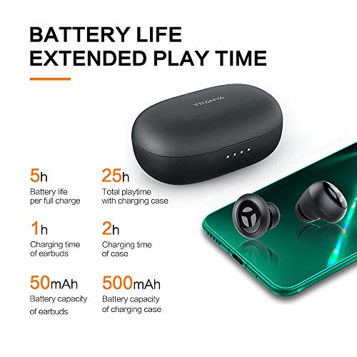 Bluetooth HiFi 10mm Driver True Wireless Earbuds Built-in Mic