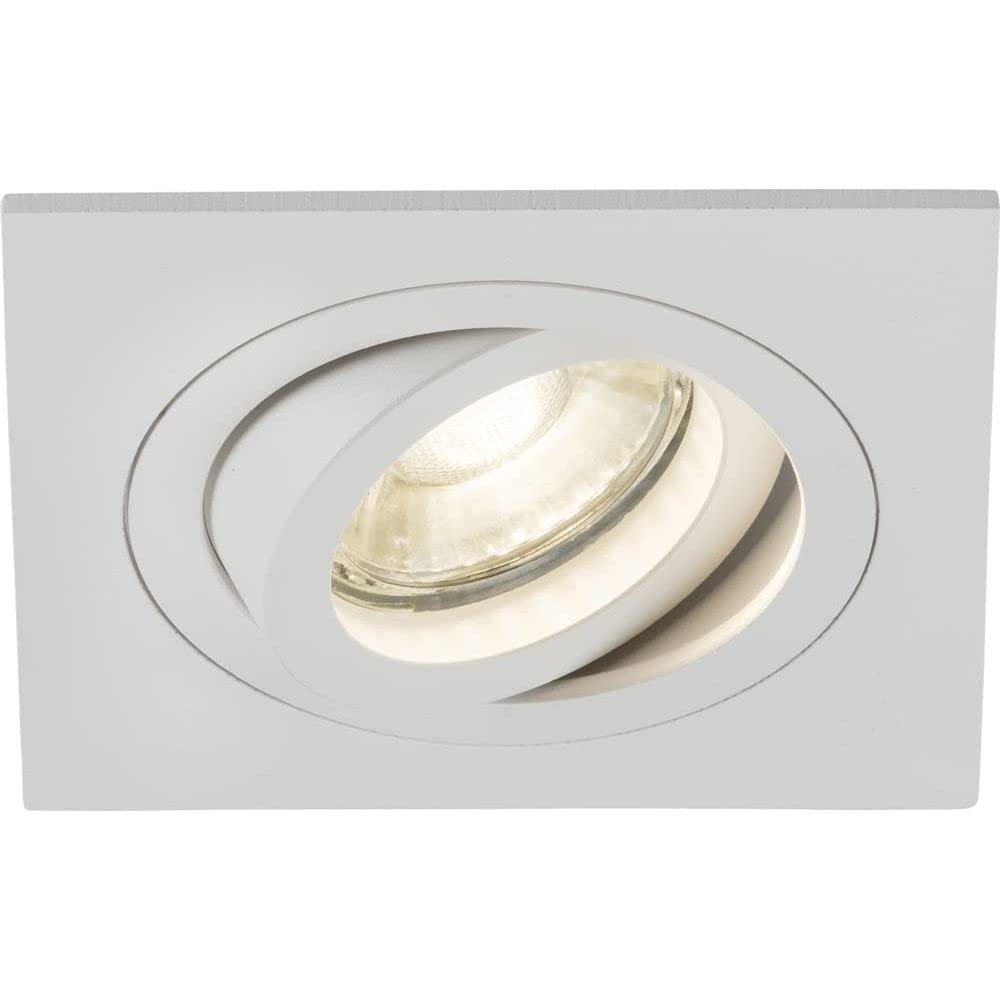 Knightsbridge GU10 Ambar Single Tilt White Downlight