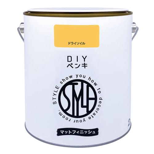 ニッペ ペンキ 塗料 STYLE DIYペンキ（缶タイプ） 2kg カラー： ドライソイル 低臭 インテリア 水性塗料 日本製 4976124887635商品画像