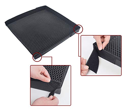 Katzenstreu Matte 30x45cm - Waben Design Wasserdicht & Faltbar