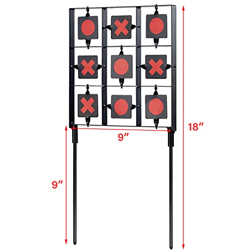 GearOZ Spinning Airsoft Target, 18"x9", Pellet Gun Targets, Air Rifle