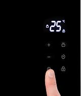 Princess Smart Connected Electric Heater Glass Panel 1500W Black App Voice view 9