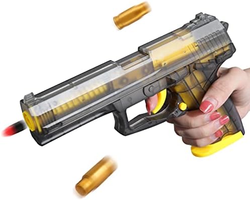 Shell Ejecting Pistol Toy for Kids Soft Bullet Gun Toy Foam Blaster ...