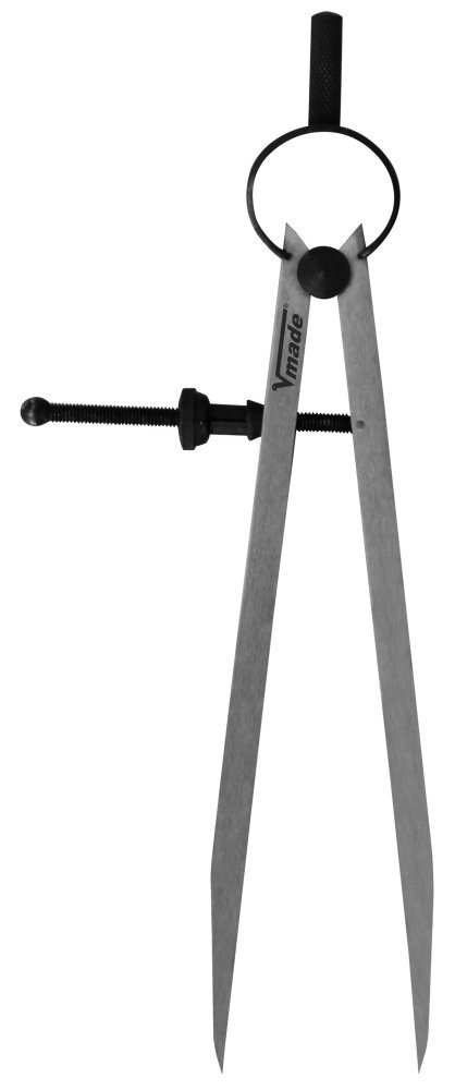 VOGEL 302427 - Compás de puntas con muelles y ajuste rápido - Medida 400 mm