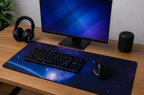 GADIRIA Gaming Mouse Mat XL 800 x 300 mm – Non-Slip Mat, Waterproof and Reinforced Edges, Gaming Accessory for Mouse, Keyboard, Computer, Desk.