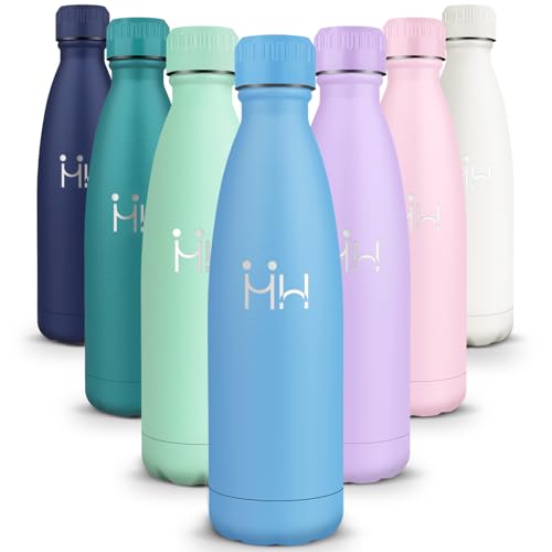 HoneyHolly Roestvrijstalen Waterfles 750 ml Dubbelwandige Vacuuem Geïsoleerde Waterfles. Houdt Koude Dranken 24 uur en Warme Dranken 12 uur. Lekvrije Thermosfles BPA Vrij