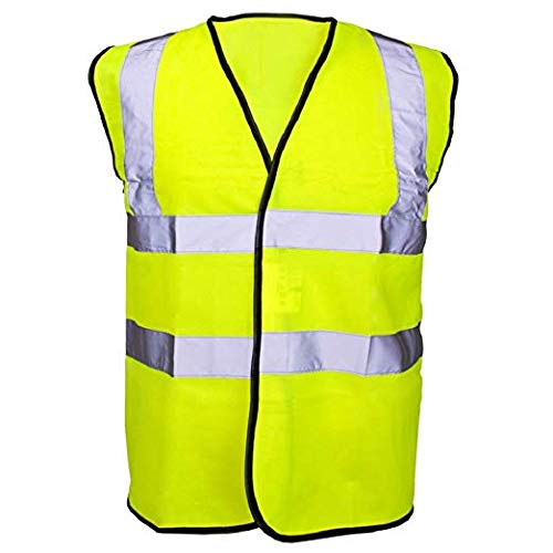 Step Ahead Yellow HI-VIS Visibility Reflective Safety Waistcoat Retro Reflective Tape Work Wear Size 3XL