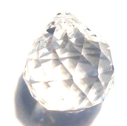 Faceted Crystal Ball 30mm