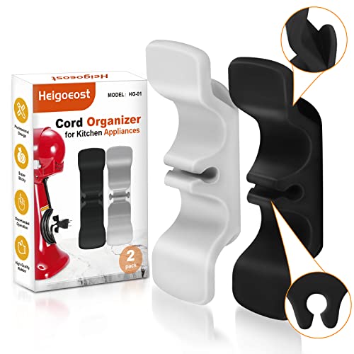 Heigoeost Cord Organizer for Appliances, 2 Pack Cord Wrapper, Cord