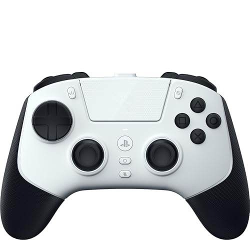 Raiju V3 Pro - Controller wireless per e-sport per PlayStation 5 e PC - 4 pulsanti rimovibili e 2 bumper con impugnatura a artiglio - Stick analogici TMR - Pro HyperTrigger | Bianco