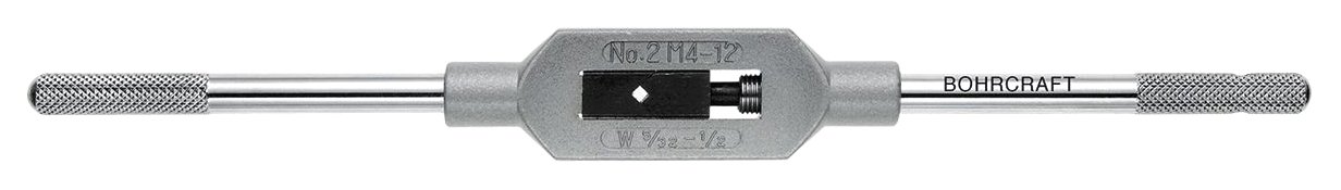 Bohrcraft Adjustable Tap Wrench DIN 1814 No. 1/M 1 m – 10/Box, Pack of 1, 43001500010