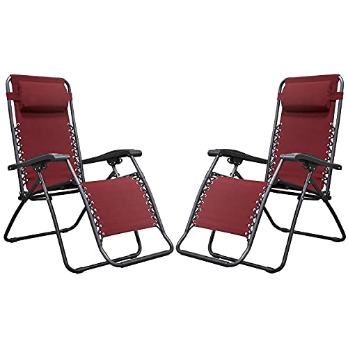 Zero Gravity Chairs Set of 2 Pool Lounge Chair Zero Gravity Recliner