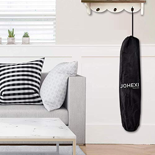 JOHEXI Portable Jigsaw Puzzle Mat Roll Up,2 Jigsaw Puzzle Saver Mat Foam Roller and Dual