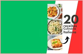 Livro 20 receitas culinária Italiana