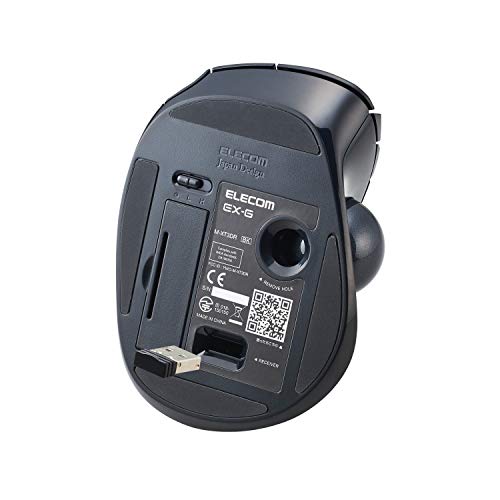 Elecom 2 4ghz Wireless Thumb Operated Trackball Mouse 6 Button Function With Smooth Tracking Precision Optical Gaming Sensor M Xt3drbk Black Pricepulse