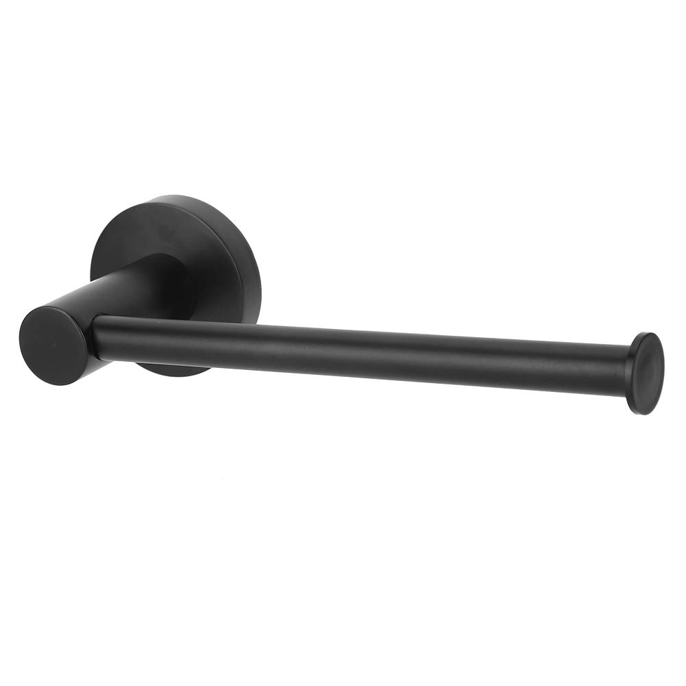 Bathroom Tissue Storage Shelf Toilet Paper Holder Black Punching Rack Tissue Holder Towel Rack bathhouse use for Putting roll Papers