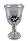 Lustrous Stainless Steel Triple Moon Pagan Chalice