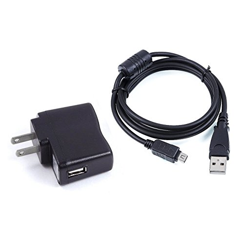 MaxLLTo USB AC Power Adapter Battery Charger Cord For Olympus TG-860 SZ-10 SZ-11 Camera