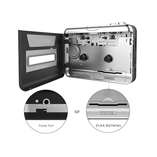 2019 updated Cassette to MP3 Converter, USB Cassette Player to MP3
