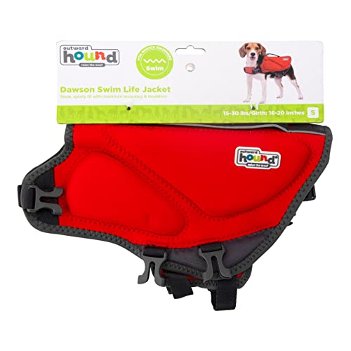 Outward Hound Dawson Swim Red Dog Life Jacket, Small Pricepulse