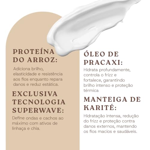 Ápice Shampoo Nutri Waves | Limpeza Suave com Nutrição para Cabelos Cacheados, Ondulados, Crespos e em Transição | 1L