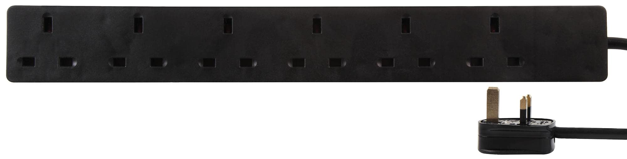 PRO ELEC PELB1423 – 6‑Gang Extension Lead, 20 m, Black