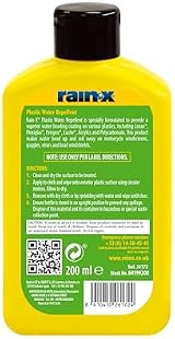 Rain-X Plastic Water Repellent 200ml for Plastic Surfaces Windscreens Visors view 2