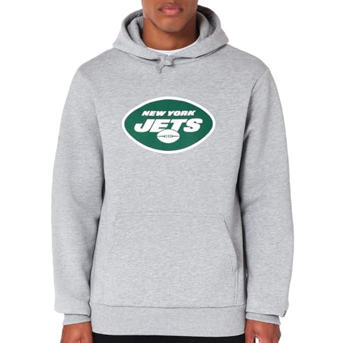 New Era NFL New York Jets Hoodie Men & Women Grey Size XL