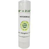 MEGAWISE 8 in x 21.6 ft Vacuum Sealer Roll, Embossed, Custom Size
