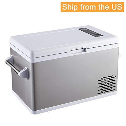 Aspenora Portable Fridge Freezer 12V Car Refrigerator Car Fridge with